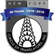 členství v profesní organizaci NY Circle of Translators